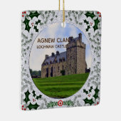 Agnew Clan's Lochnaw Castle Holly Berries Xmas Keramisch Ornament (Rechts)