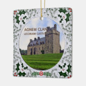 Agnew Clan's Lochnaw Castle Holly Berries Xmas Keramisch Ornament (Links)