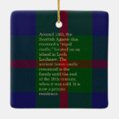 Agnew Clan's Lochnaw Castle Holly Berries Xmas Keramisch Ornament (Achterkant)