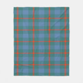 Agnew Oude Plaid Fleece Deken (Voorkant)