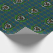 Agnew Scottish Clan Tartan & Crest Cadeaupapier (Hoek)