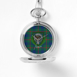 Agnew Scottish Clan Tartan & Crest Horloge