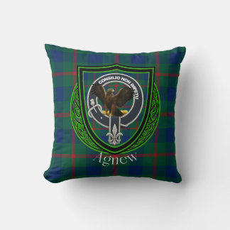 Agnew Scottish Clan Tartan Crest Kussen