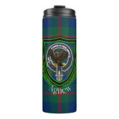 Agnew Scottish Clan Tartan & Crest Thermosbeker (Voorkant)