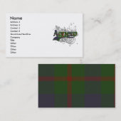 Agnew Tartan Grunge Visitekaartje (Voorkant / Achterkant)