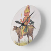 Agni, god van de brand, gegraveerd door Charles Et Ronde Klok (Hoek)