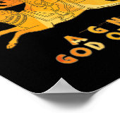 Agni Hindu God van Vuur India Poster (Hoek)