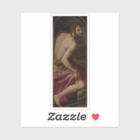 Agnolo Bronzino - Johannes de Doper Sticker (Vel)