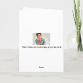 Agnolo Bronzino Portrait Fine Art Greetings Card Kaart (Achterkant)