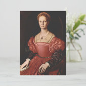 Agnolo Bronzino - Portret van Lucrezia Panciatichi Kaart (Staand voorkant)