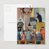 Agnolo degli Erri A Dominicaanse Preaching Briefkaart (Voorkant / Achterkant)