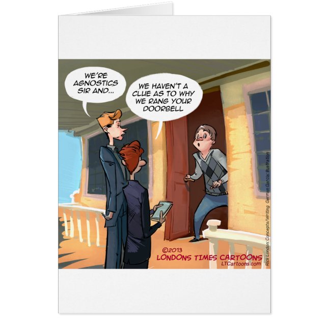 Agnostic Missionaries Funny (Voorkant)