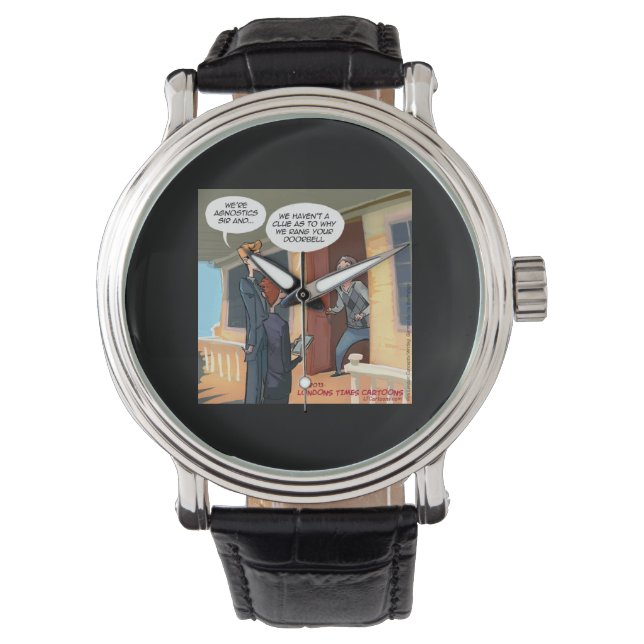 Agnostic Missionaries Unisex Funny Watch Horloge (Voorkant)