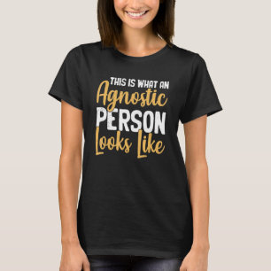 Agnostic Science Agnostic Christelijk Agnostic G T-shirt