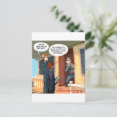 Agnostische zendelingen Grappig Briefkaart (Staand voorkant)