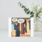 Agnostische zendelingen Grappig Briefkaart (Staand voorkant)