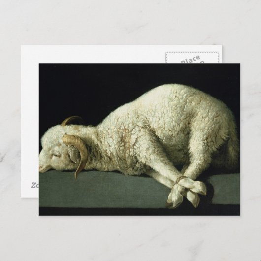 Agnus Dei, c.1635-40 Briefkaart (Voorkant / Achterkant)