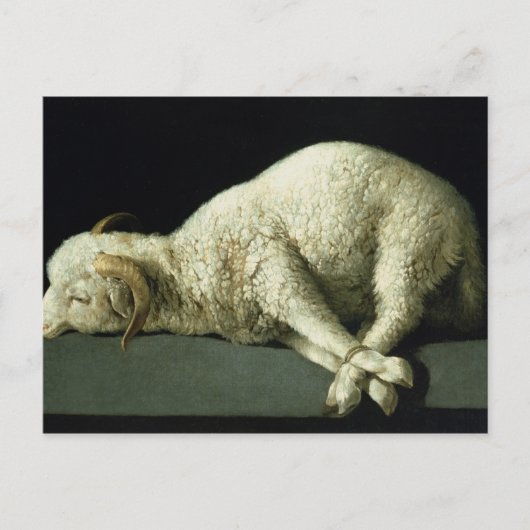 Agnus Dei, c.1635-40 Briefkaart (Voorkant)