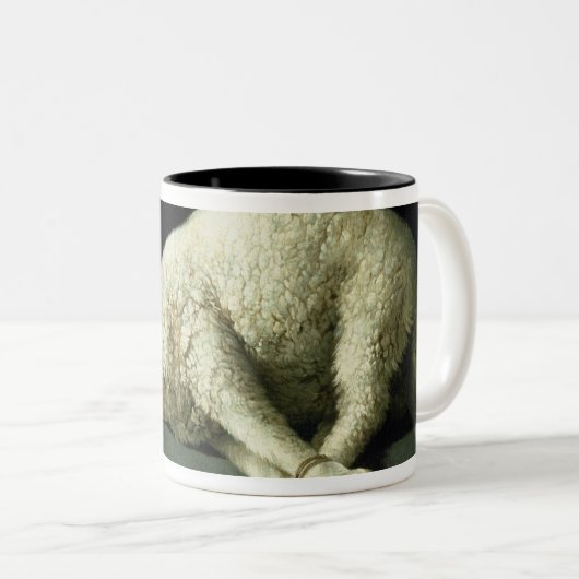 Agnus Dei, c.1635-40 Tweekleurige Koffiemok (Voorkant rechts)