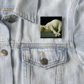 Agnus Dei, c.1635-40 Vierkante Button 5,1 Cm (In situ)