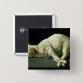 Agnus Dei, c.1635-40 Vierkante Button 5,1 Cm (Voorkant /achterkant)