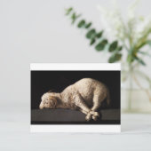 Agnus Dei door Francisco de Zurbaran Briefkaart (Staand voorkant)