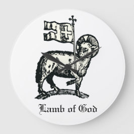 Agnus Dei Het Paaslam Gods Fijne Kunst Grote Klok