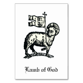 Agnus Dei Het Paaslam Gods Fijne Kunst Kaart