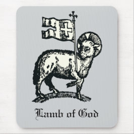 Agnus Dei Het Paschaal Lam Gods Fijne Kunst Muismat