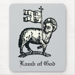 Agnus Dei Het Paschaal Lam Gods Fijne Kunst Muismat