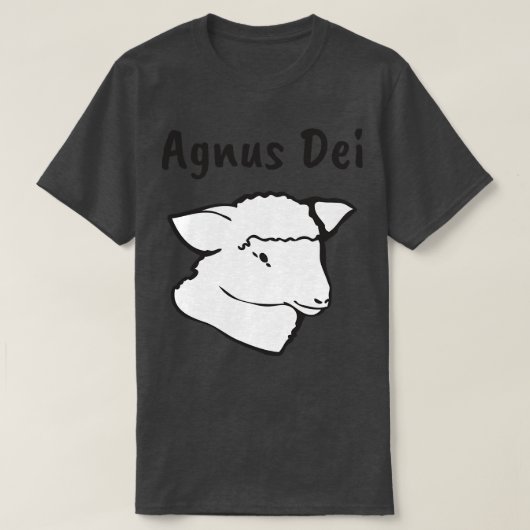 Agnus Dei Jezus Christus Lamb T-shirt (Design voorkant)