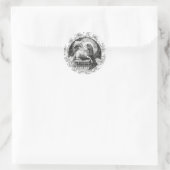 Agnus Dei Lam Gods Ronde Sticker  (Tas)