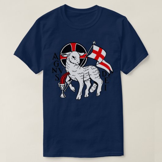 Agnus Dei Lamb van God T-shirt (Design voorkant)