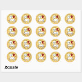 Agnus Dei Ronde Sticker (Vel)