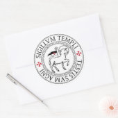 Agnus Dei Templar Sticker (Envelop)