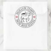 Agnus Dei Templar Sticker (Tas)
