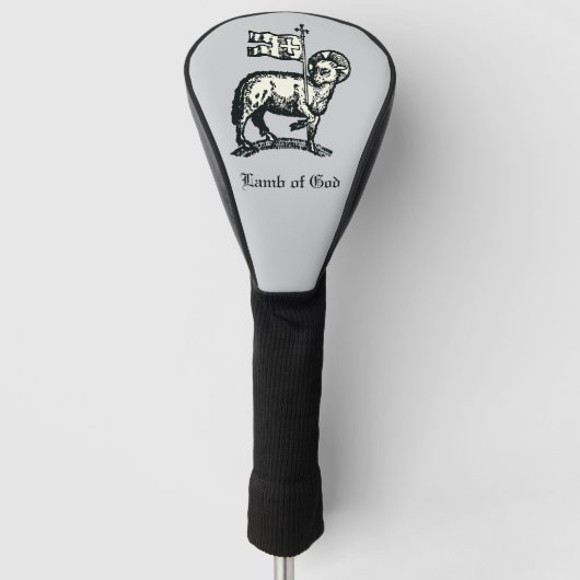 Agnus Dei The Paschal Lamb of God Fine Art  Golfheadcover (Voorkant)