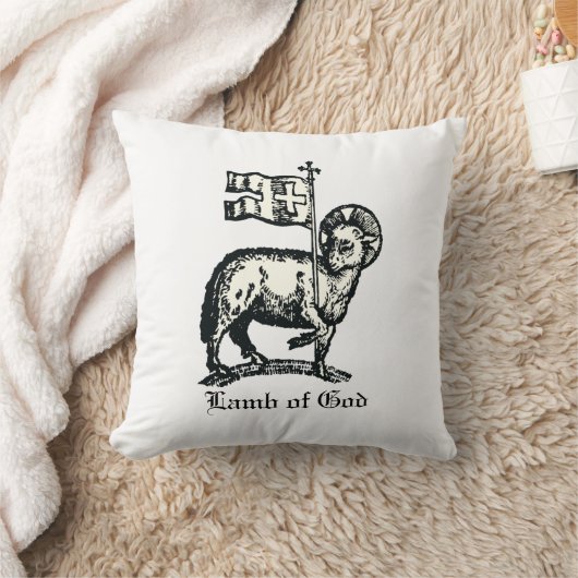 Agnus Dei The Paschal Lamb of God Fine Art  Kussen (Deken)