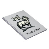 Agnus Dei The Paschal Lamb of God Fine Art  Notitieboek (Rechterzijde)