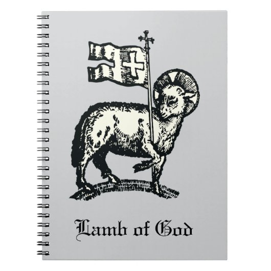Agnus Dei The Paschal Lamb of God Fine Art  Notitieboek (Voorkant)