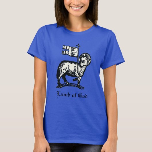 Agnus Dei The Paschal Lamb of God Fine Art  T-shirt (Voorkant)