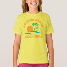 AGONDA BEACH-GOA INDIA T-SHIRT