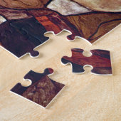 Agonie, De Doodsstrijd door Egon Schiele Legpuzzel (Zijkant)
