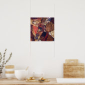 Agonie, De Doodstrijd door Egon Schiele Poster (Keuken)