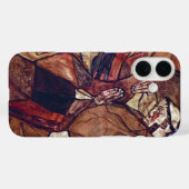 Agony, de doodsstrijd van Egon Schiele Case-Mate iPhone Case (Achterkant (horizontaal))