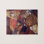 Agony, de doodsstrijd van Egon Schiele Legpuzzel (Horizontaal)