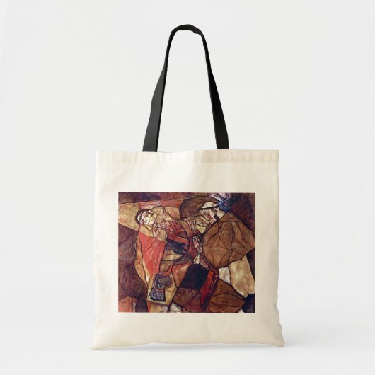 Agony, de doodsstrijd van Egon Schiele Tote Bag (Voorkant)