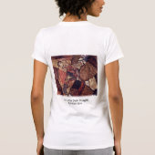 Agony (de doodsstrijd) van Schiele Egon T-shirt (Achterkant)