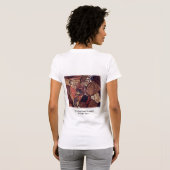 Agony (de doodsstrijd) van Schiele Egon T-shirt (Achterkant volledig)