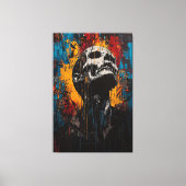 Agony en het ontwaken van de hedendaagse expressio canvas afdruk (Voorkant)